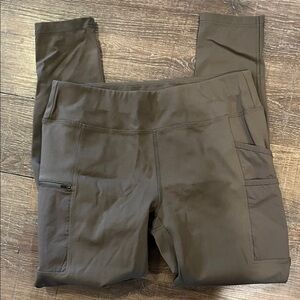 Carhartt Leggings with Side Pockets - Olive size M 8-10 like new